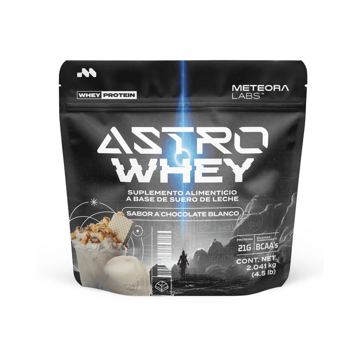 ASTRO Whey | Proteína de suero de leche | Chocolate Blanco | 4.5 Lbs